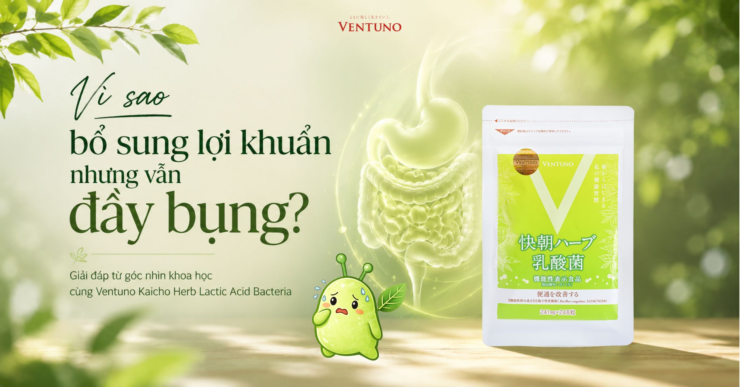 Thực phẩm bảo vệ sức khỏe Ventuno Kaicho Herb Lactic Acid Bacteria