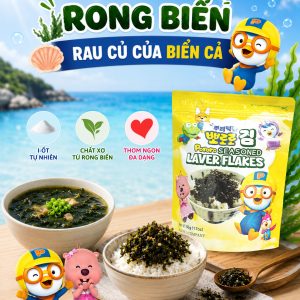 Rong biển rắc cơm Pororo