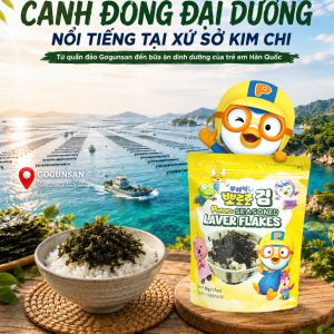 Rong biển rắc cơm Pororo