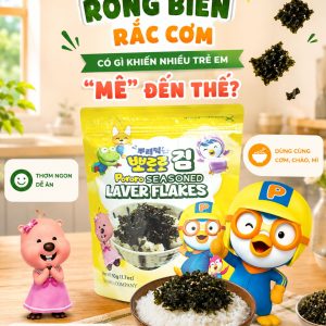 Rong biển rắc cơm Pororo